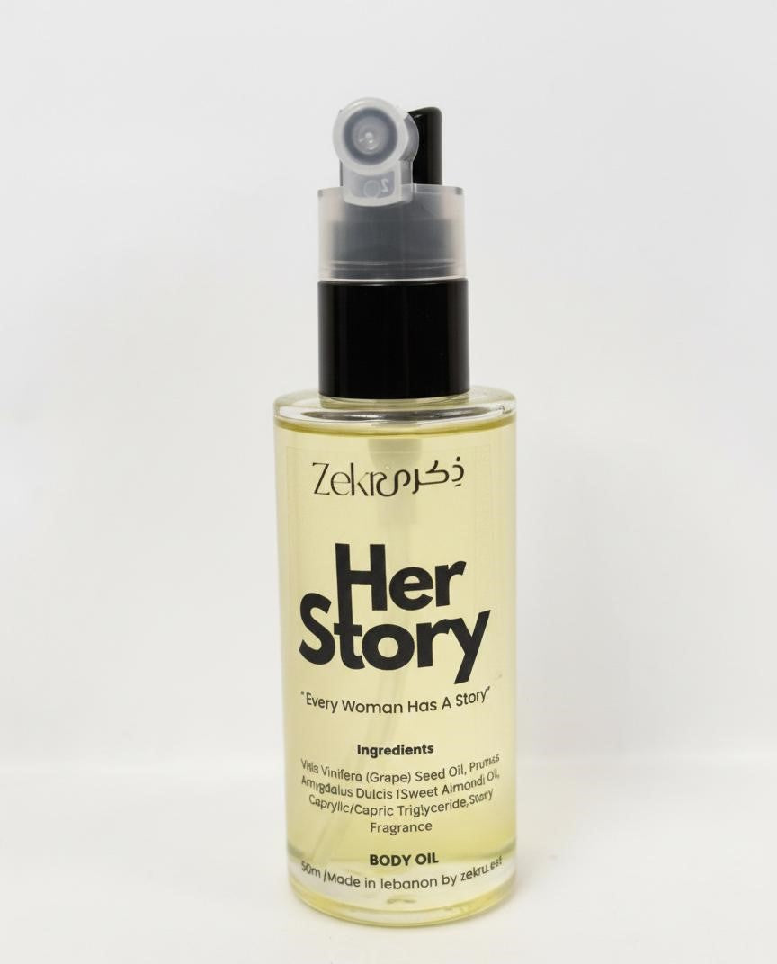 ZEKRA SILK BODY OIL –– HER STORY